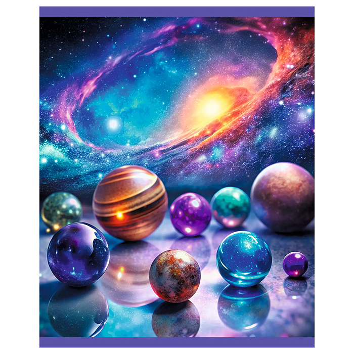 Тетрадь48л. клетка "Фантастическое свечение"