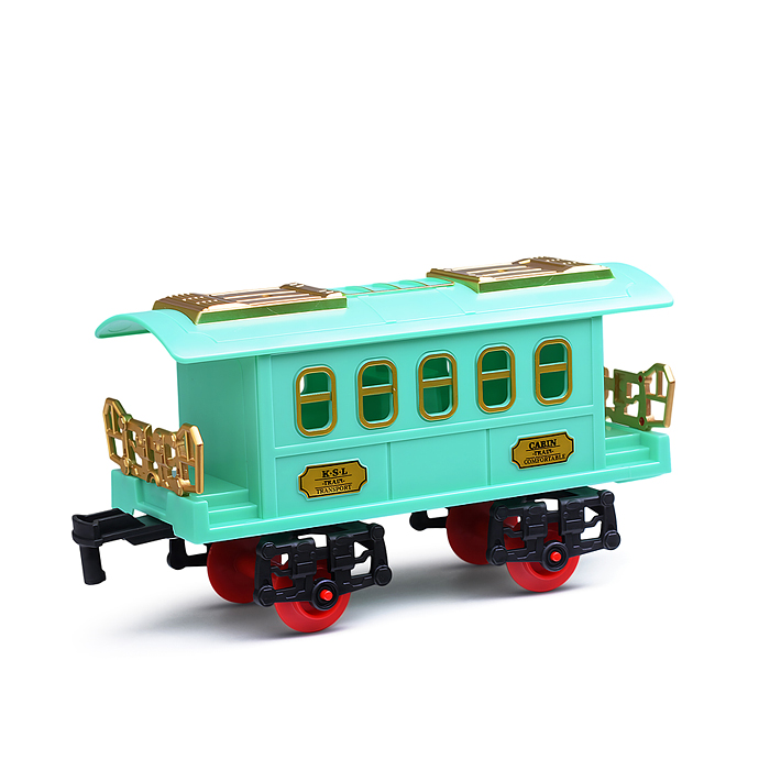 Фото к товару Железная дорога UT0205 2 в 1 "Ретро поезд" с подсветкой и эффектом дыма, в коробке Железная дорога UT0205 2 в 1 "Ретро поезд" с подсветкой и эффектом дыма, в коробке