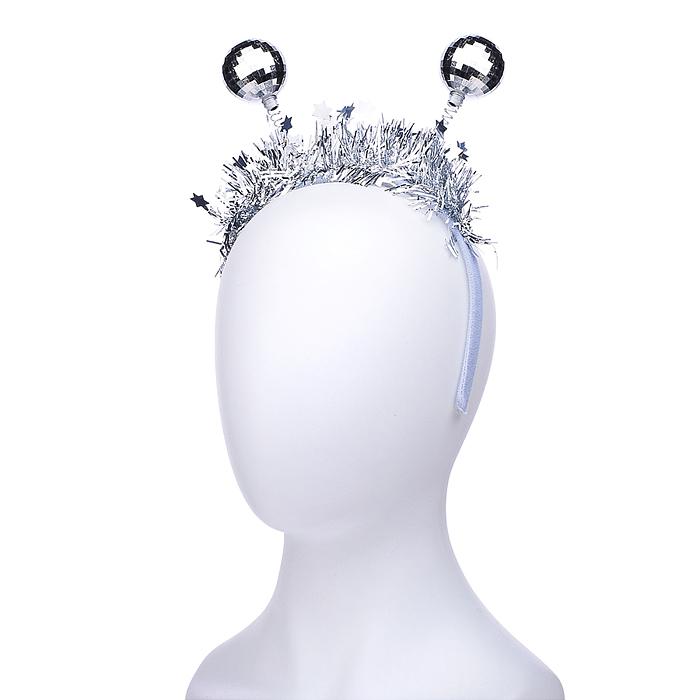 Ободок карнавальный S2309 "Диско шарики" в пакете Ободок карнавальный S2309 "Диско шарики" в пакете