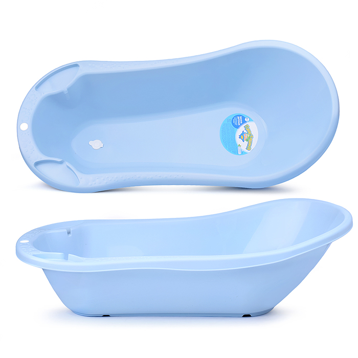 Ванна детская с клапаном для слива воды, 1000х490х305мм, 46л (Светло-голубой) Ванна детская с клапаном для слива воды, 1000х490х305мм, 46л (Светло-голубой)