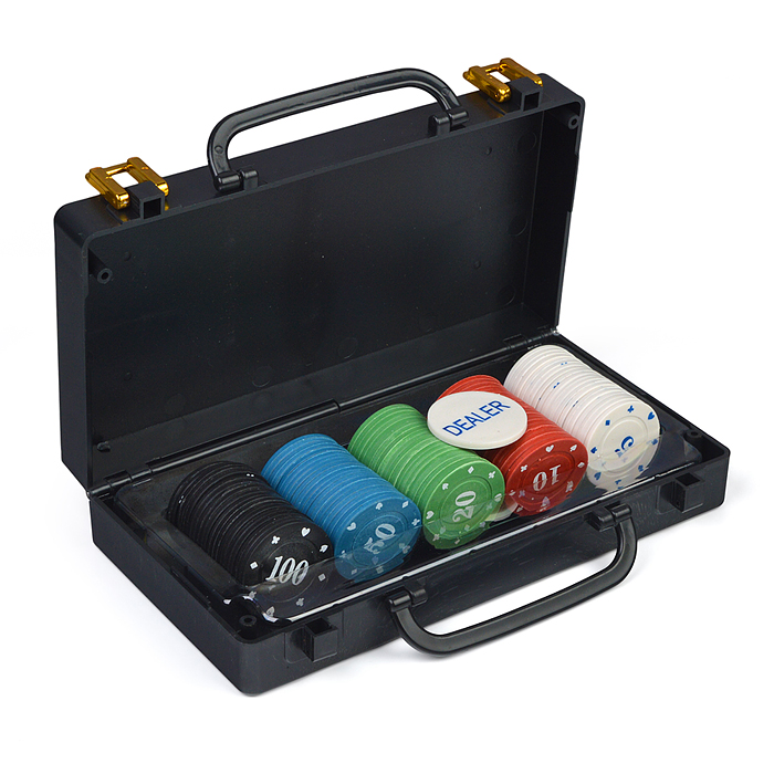 Фото к товару Набор для игры в покер (100 фишек) Набор для игры в покер (100 фишек)