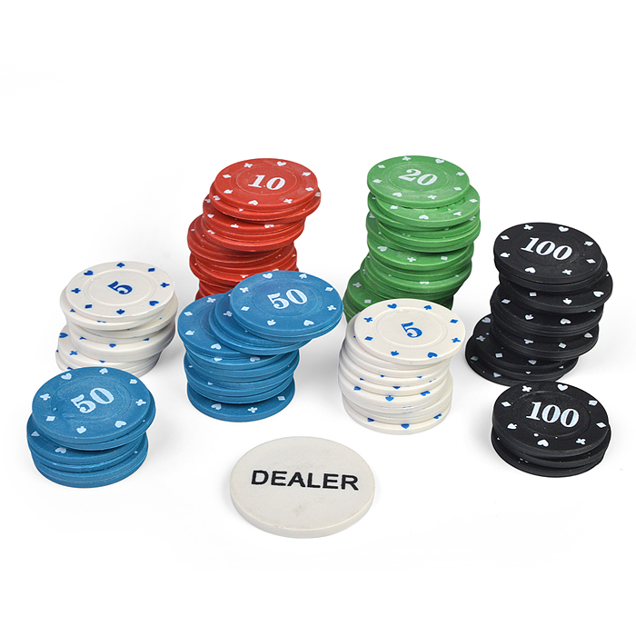 Фото к товару Набор для игры в покер (100 фишек) Набор для игры в покер (100 фишек)