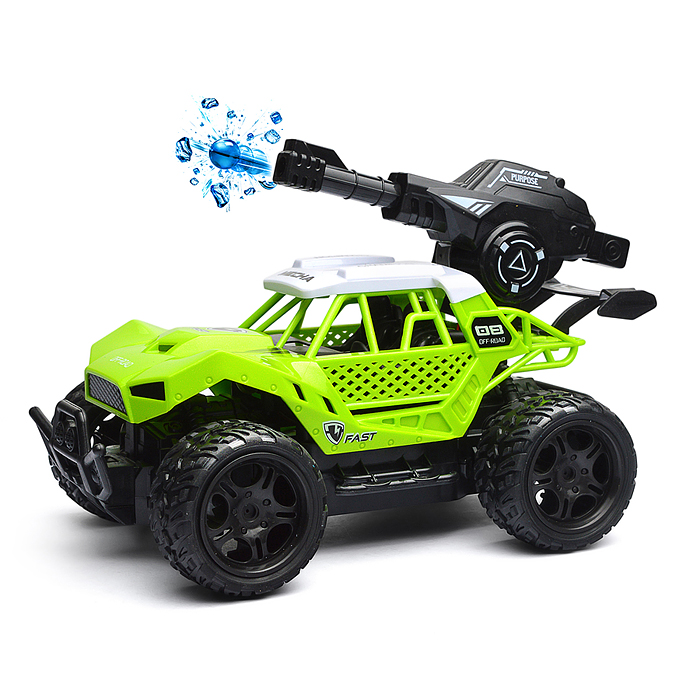 Машина SBY169-1 с водяной пушкой, р/у, цвет ярко-красный, 27 MGz, в коробке