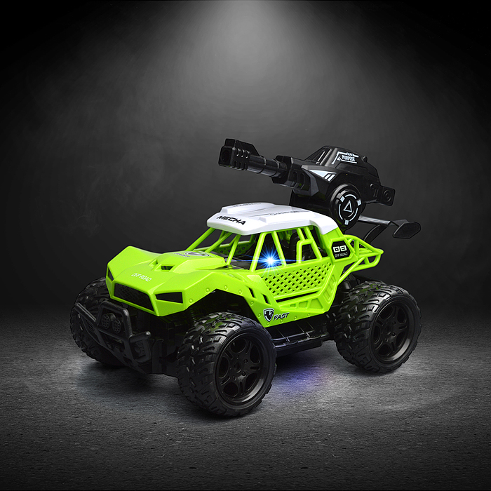 Машина SBY169-1 с водяной пушкой, р/у, цвет ярко-красный, 27 MGz, в коробке