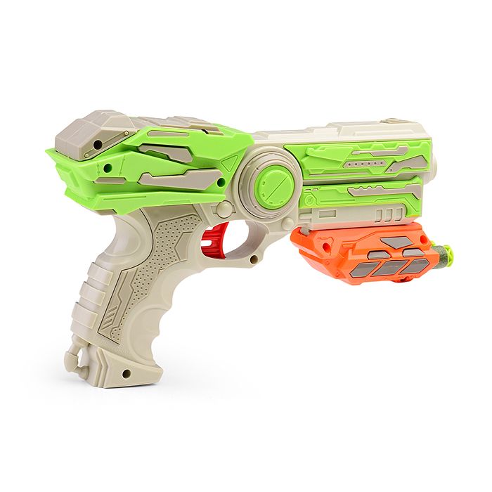 Фото к товару Бластер FJ9005 "Улетный выстрел" с мягкими пулями, в коробке Бластер FJ9005 "Улетный выстрел" с мягкими пулями, в коробке