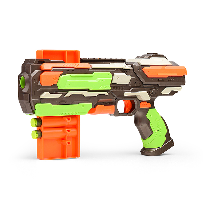 Фото к товару Бластер FJ8054 "Меткость стрелка" с мягкими пулями, в коробке Бластер FJ8054 "Меткость стрелка" с мягкими пулями, в коробке