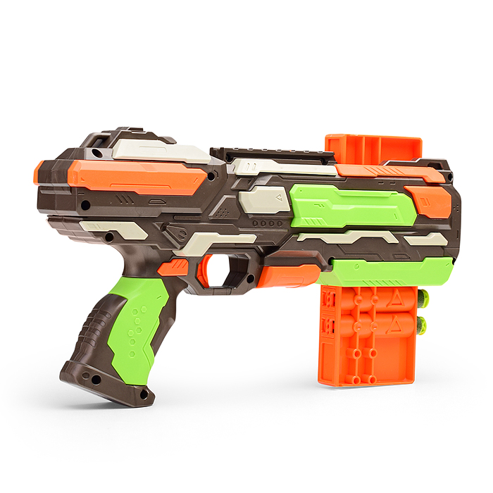 Фото к товару Бластер FJ8054 "Меткость стрелка" с мягкими пулями, в коробке Бластер FJ8054 "Меткость стрелка" с мягкими пулями, в коробке