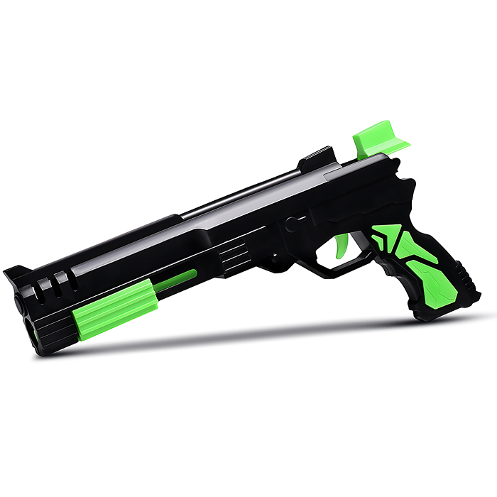 Фото к товару Пистолет BT0069-3 "Стрелок" зелёный, в коробке Пистолет BT0069-3 "Стрелок" зелёный, в коробке