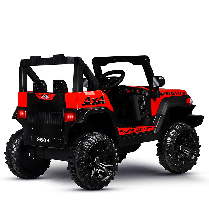 Фото к товару Электромобиль детский SYB-9688 "Крутой внедорожник" (цвет красный) Электромобиль детский SYB-9688 "Крутой внедорожник" (цвет красный)