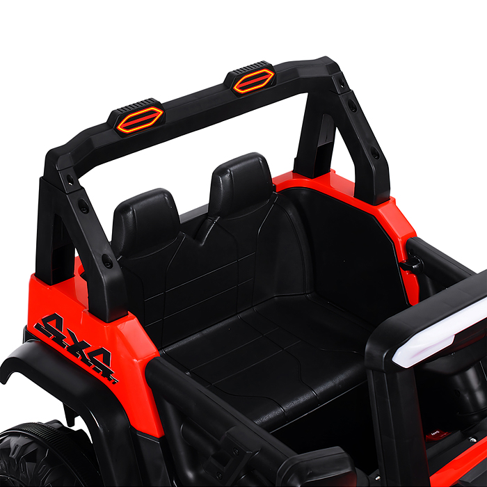 Фото к товару Электромобиль детский SYB-9688 "Крутой внедорожник" (цвет красный) Электромобиль детский SYB-9688 "Крутой внедорожник" (цвет красный)