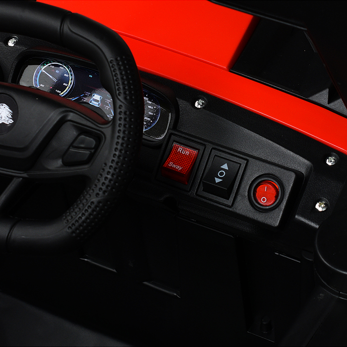 Фото к товару Электромобиль детский SYB-9688 "Крутой внедорожник" (цвет красный) Электромобиль детский SYB-9688 "Крутой внедорожник" (цвет красный)