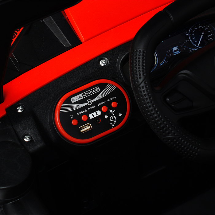 Фото к товару Электромобиль детский SYB-9688 "Крутой внедорожник" (цвет красный) Электромобиль детский SYB-9688 "Крутой внедорожник" (цвет красный)