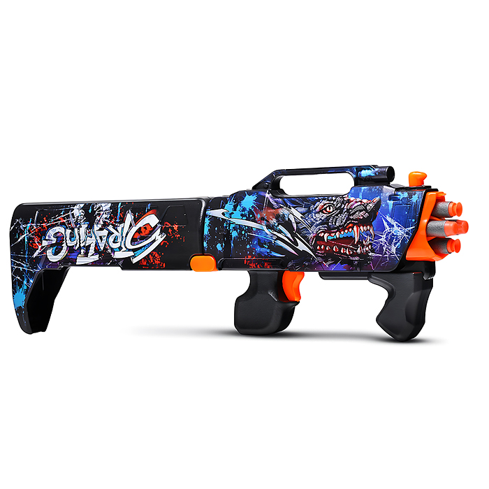 Фото к товару Бластер ZC7205 "Дракон" с мягкими пулями, в коробке Бластер ZC7205 "Дракон" с мягкими пулями, в коробке