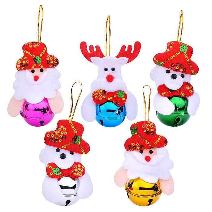 Новогоднее украшение S2316 "Весёлый новый год" в пакете Новогоднее украшение S2316 "Весёлый новый год" в пакете