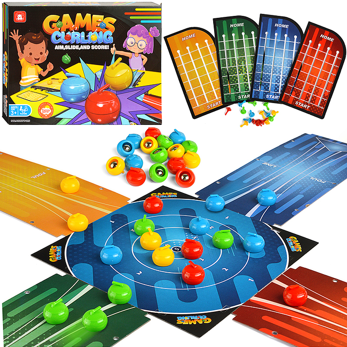 Настольная игра "Керлинг" XS977-25 в коробке
