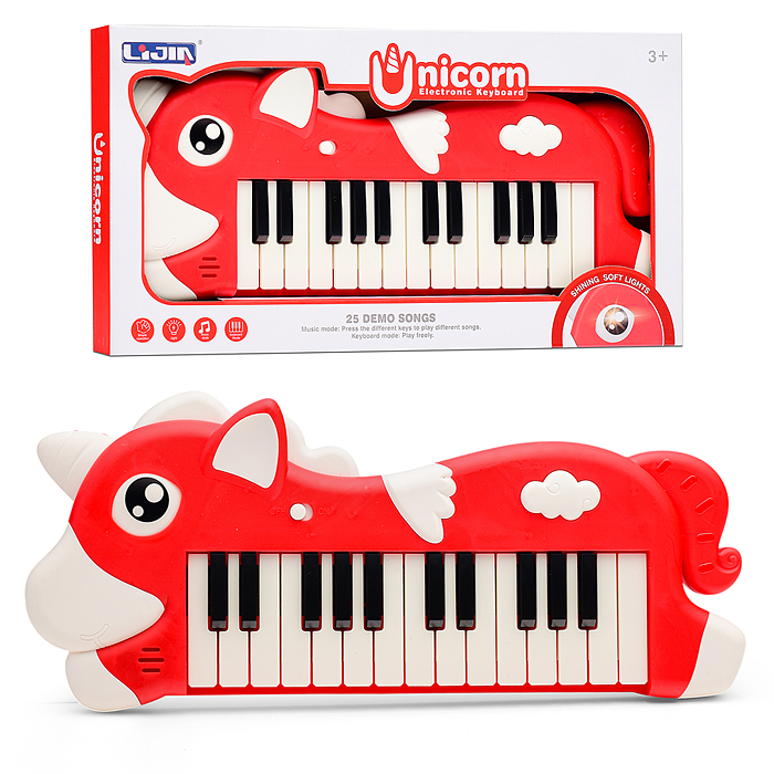 Пианино 328-55 "Единорог" в коробке Пианино 328-55 "Единорог" в коробке