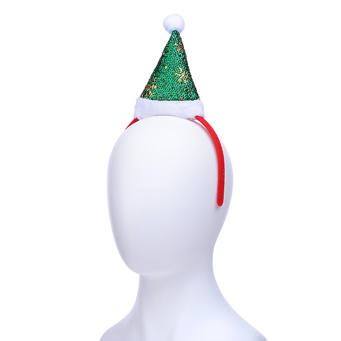 Ободок карнавальный S2308 "Колпачок новогодний" в пакете Ободок карнавальный S2308 "Колпачок новогодний" в пакете