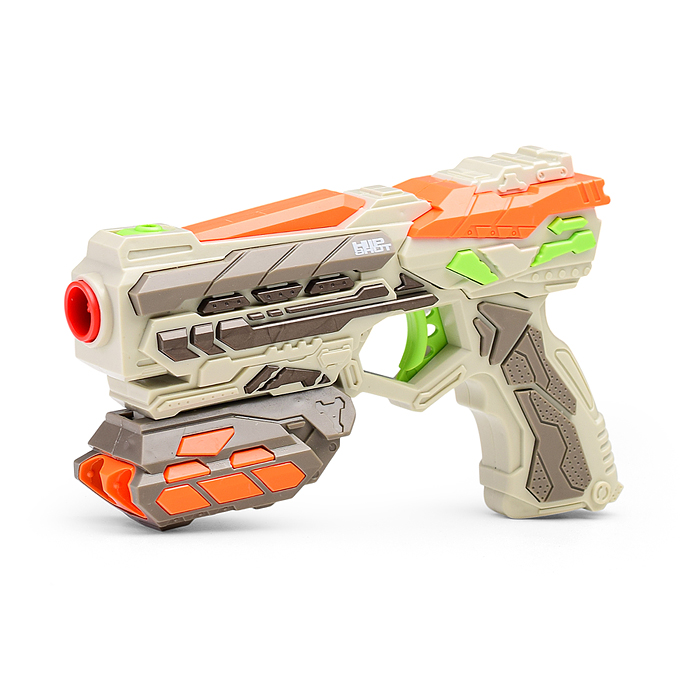 Фото к товару Бластер FJ9003 "Точно в цель" с мягкими пулями, в коробке Бластер FJ9003 "Точно в цель" с мягкими пулями, в коробке