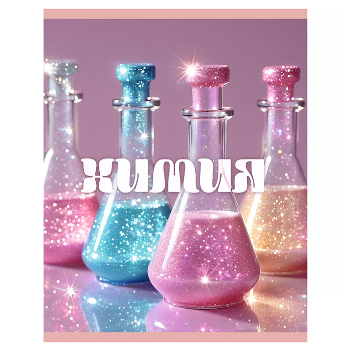 Тетрадь 48л. клетка "Сияние" Химия