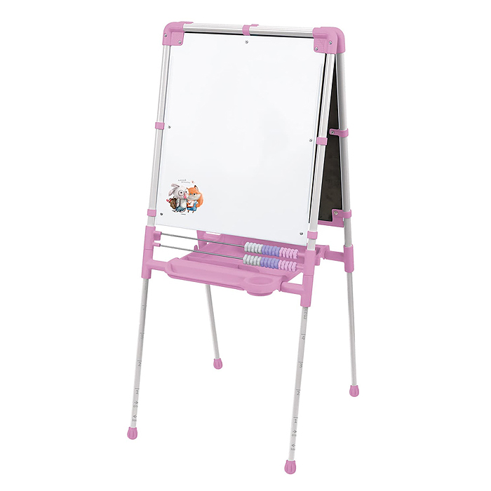 Мольберт «Доска знаний» 1 (розовый-2)