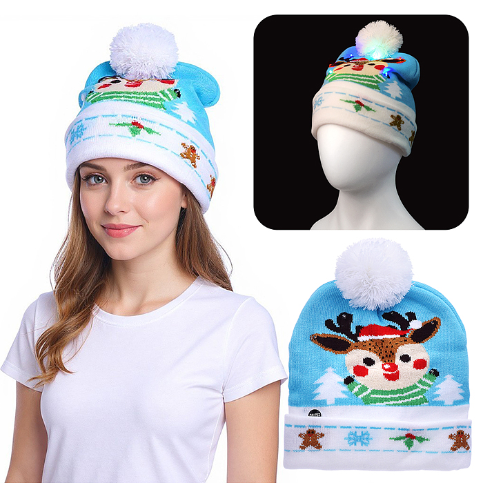 Шапка 00-6846 "Олень рождественский" Шапка 00-6846 "Олень рождественский"