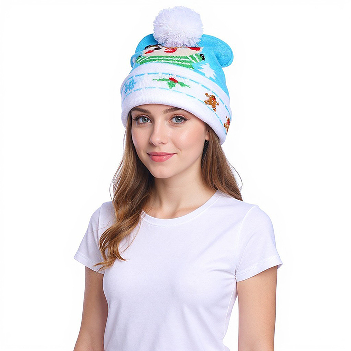 Шапка 00-6846 "Олень рождественский"