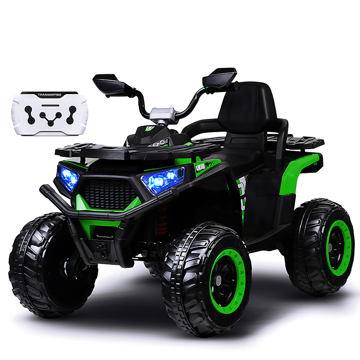 Электромобиль детский NEL-007 "Квадроцикл" (цвет черно-зеленый)