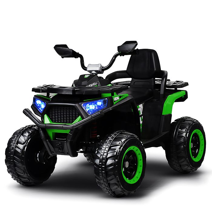Электромобиль детский NEL-007 "Квадроцикл" (цвет черно-зеленый)
