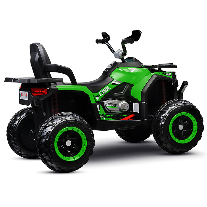 Электромобиль детский NEL-007 "Квадроцикл" (цвет черно-зеленый)