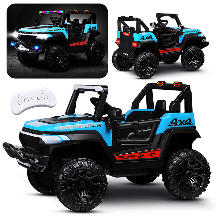 Электромобиль детский SYB-9688 "Крутой внедорожник"(цвет синий)