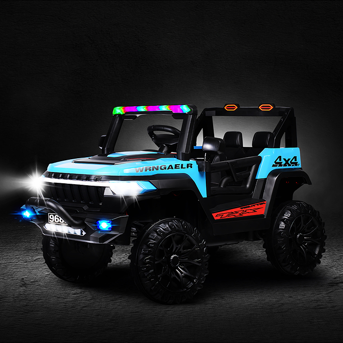 Электромобиль детский SYB-9688 "Крутой внедорожник"(цвет синий)