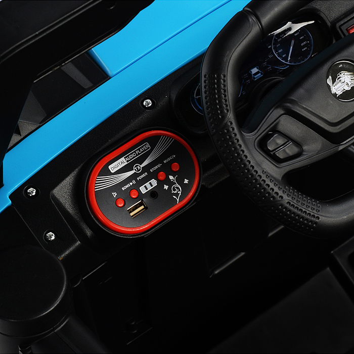 Электромобиль детский SYB-9688 "Крутой внедорожник"(цвет синий)