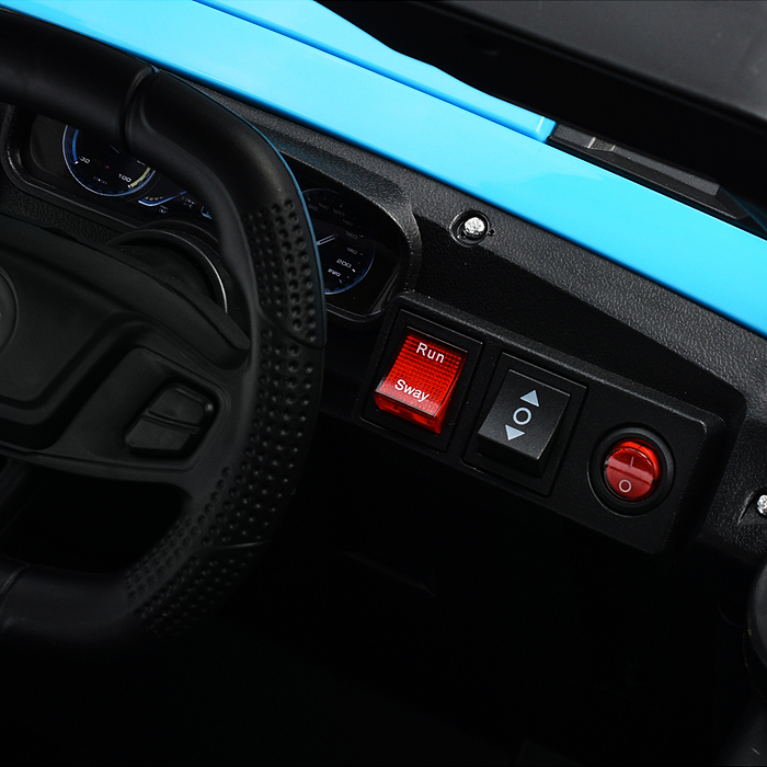 Электромобиль детский SYB-9688 "Крутой внедорожник"(цвет синий)