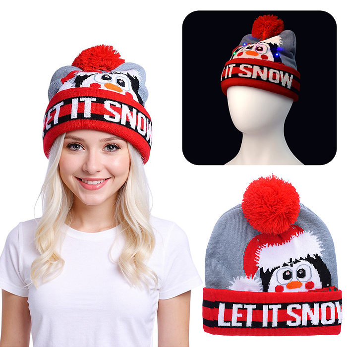 Шапка 00-6851 "Новогодний пингвин" Шапка 00-6851 "Новогодний пингвин"