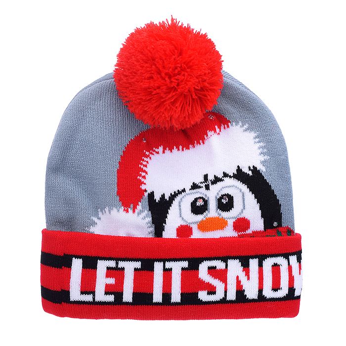 Шапка 00-6851 "Новогодний пингвин"