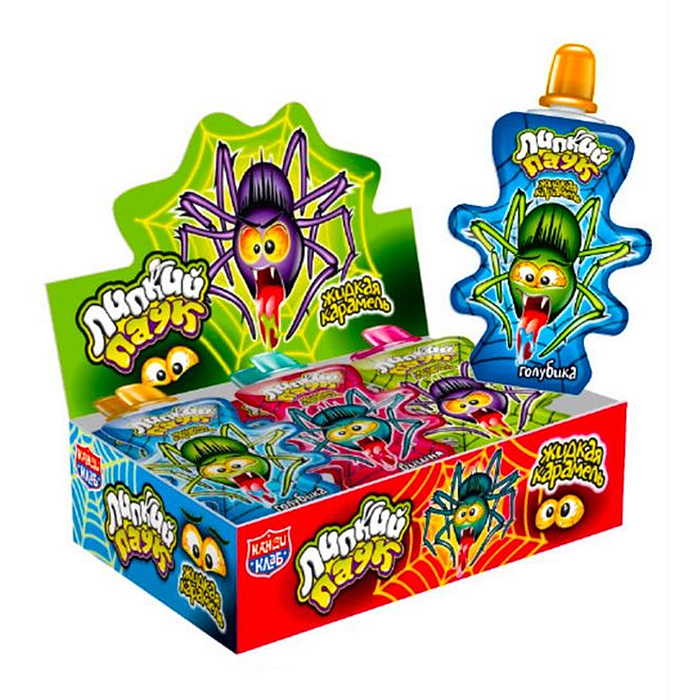 Жидкая карамель "Липкий паук" 20г*30шт Жидкая карамель "Липкий паук" 20г*30шт