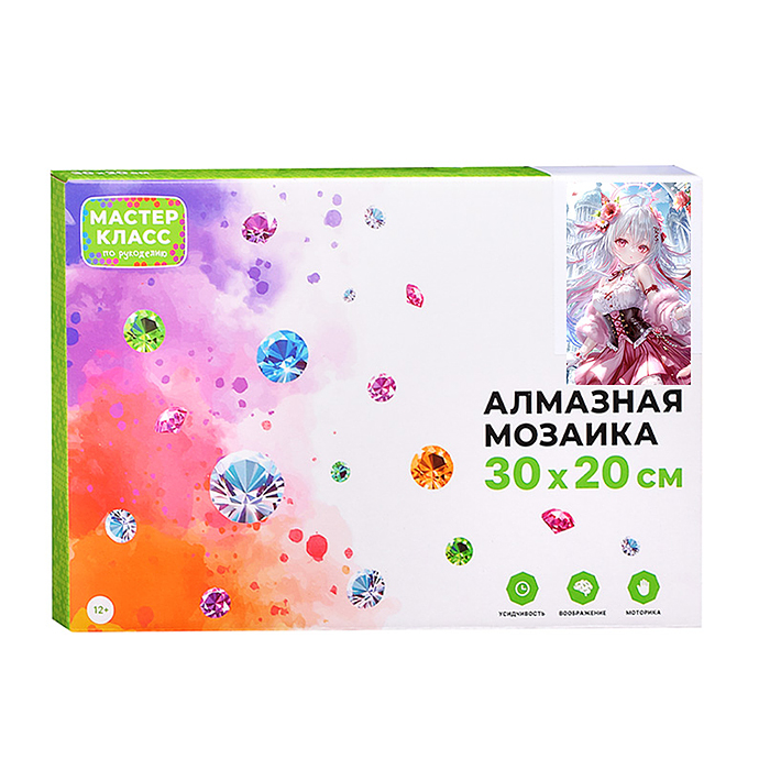 Фото к товару Мозаика алмазная MKA3020-41 "Фентези" 20*30см. Мозаика алмазная MKA3020-41 "Фентези" 20*30см.