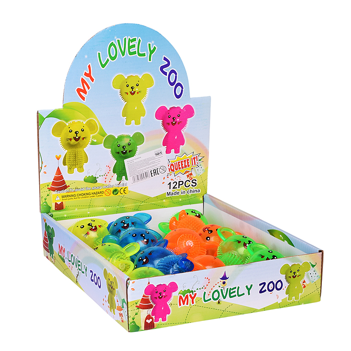 Фото к товару Игрушка-пищалка 00-6476 "Мышка" в коробке Игрушка-пищалка 00-6476 "Мышка" в коробке