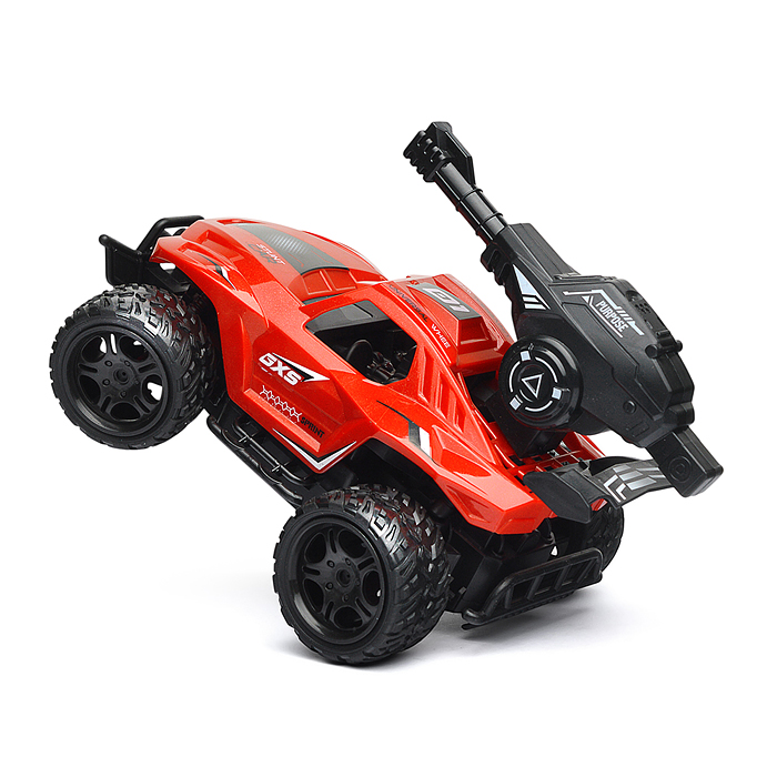 Машина SBY169-2 с водяной пушкой,р/у, цвет зелёный, 27 MGz, в коробке