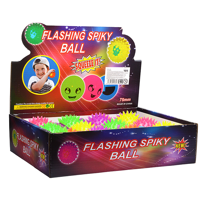 Фото к товару Мяч-ёж 00-6466 "Цветная колючка" (7,5 см.) в коробке Мяч-ёж 00-6466 "Цветная колючка" (7,5 см.) в коробке