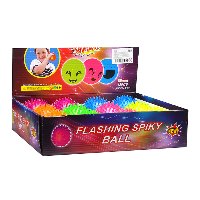 Игрушка-пищалка 00-6467 "Неоновый цвет-2" (8,5 см) в коробк