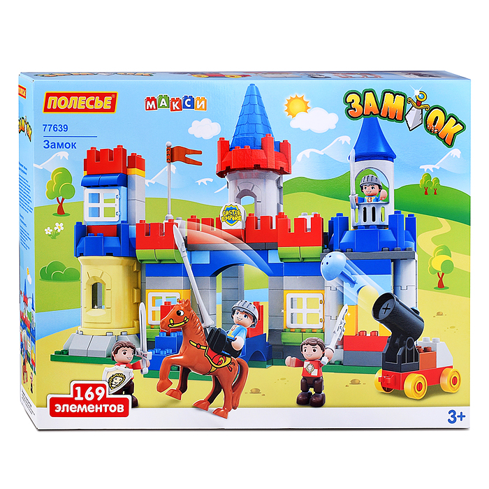 Конструктор Макси "Замок" (169 элементов) Конструктор Макси "Замок" (169 элементов)