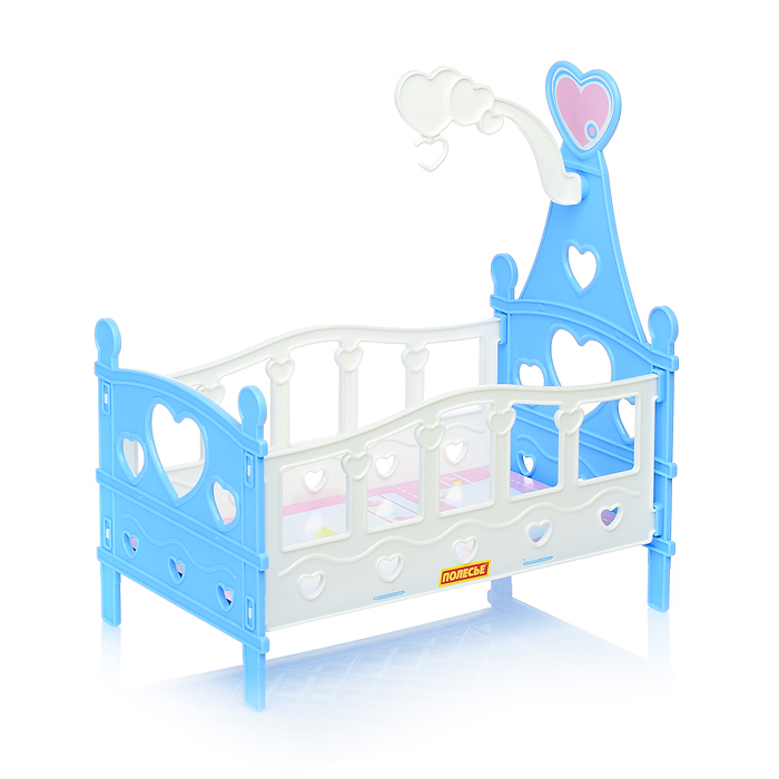 Кроватка сборная для кукол №3 (6 элементов) (в пакете) Кроватка сборная для кукол №3 (6 элементов) (в пакете)