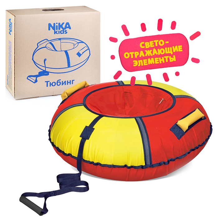 Игрушка. Тюбинг "Классический+" 100см (красный-желтый) Игрушка. Тюбинг "Классический+" 100см (красный-желтый)