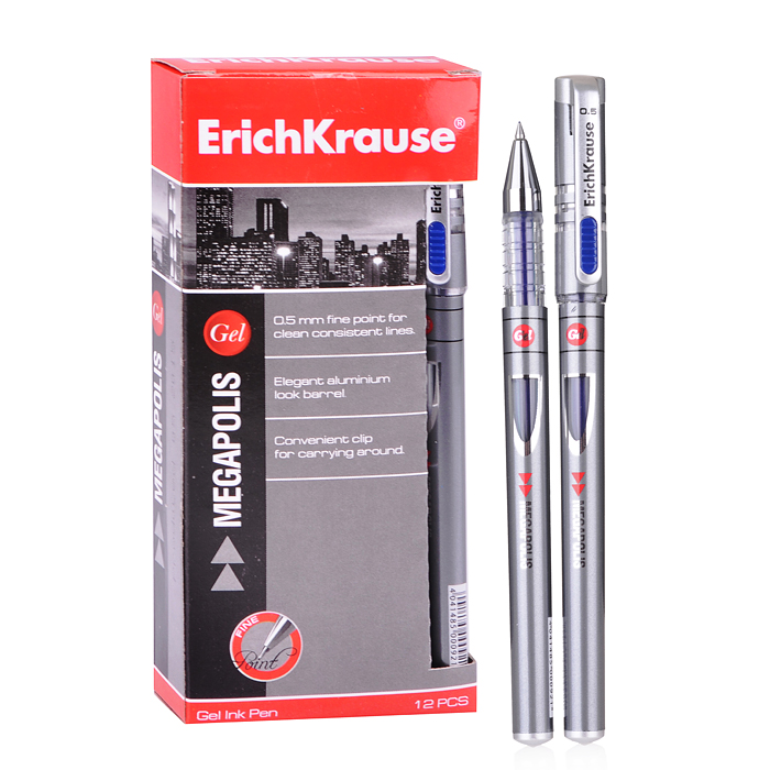 Ручка гелевая Megapolis Gel, цвет чернил синий