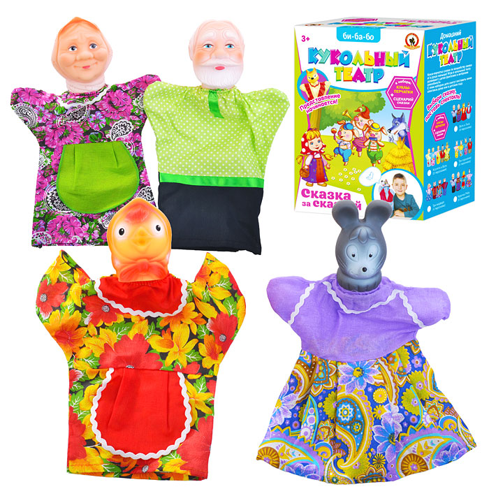 Кукольный театр "Курочка Ряба" мини Кукольный театр "Курочка Ряба" мини