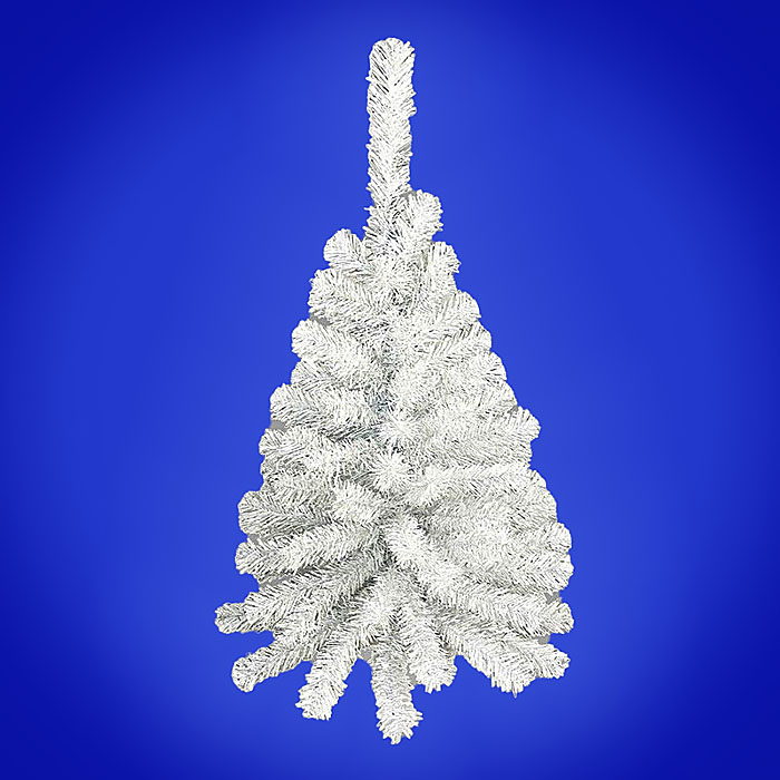 Ель декоративная выс.1,0 м (белая с серебром) Ель декоративная выс.1,0 м (белая с серебром)