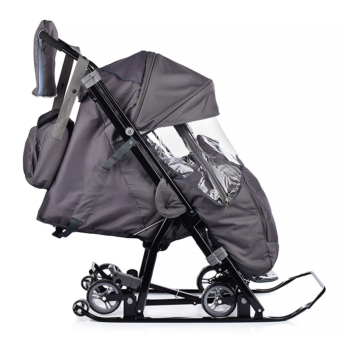 Фото к товару Санки-коляска Кидс 3-2С (серебро) Санки-коляска Кидс 3-2С (серебро)