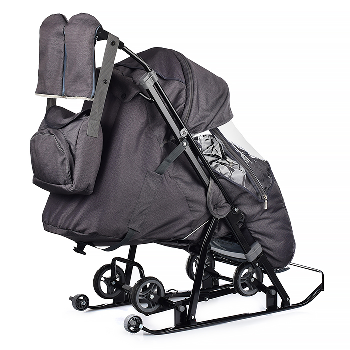 Фото к товару Санки-коляска Кидс 3-2С (серебро) Санки-коляска Кидс 3-2С (серебро)