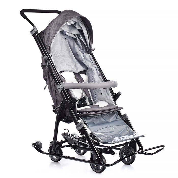 Фото к товару Санки-коляска Кидс 3-2С (серебро) Санки-коляска Кидс 3-2С (серебро)